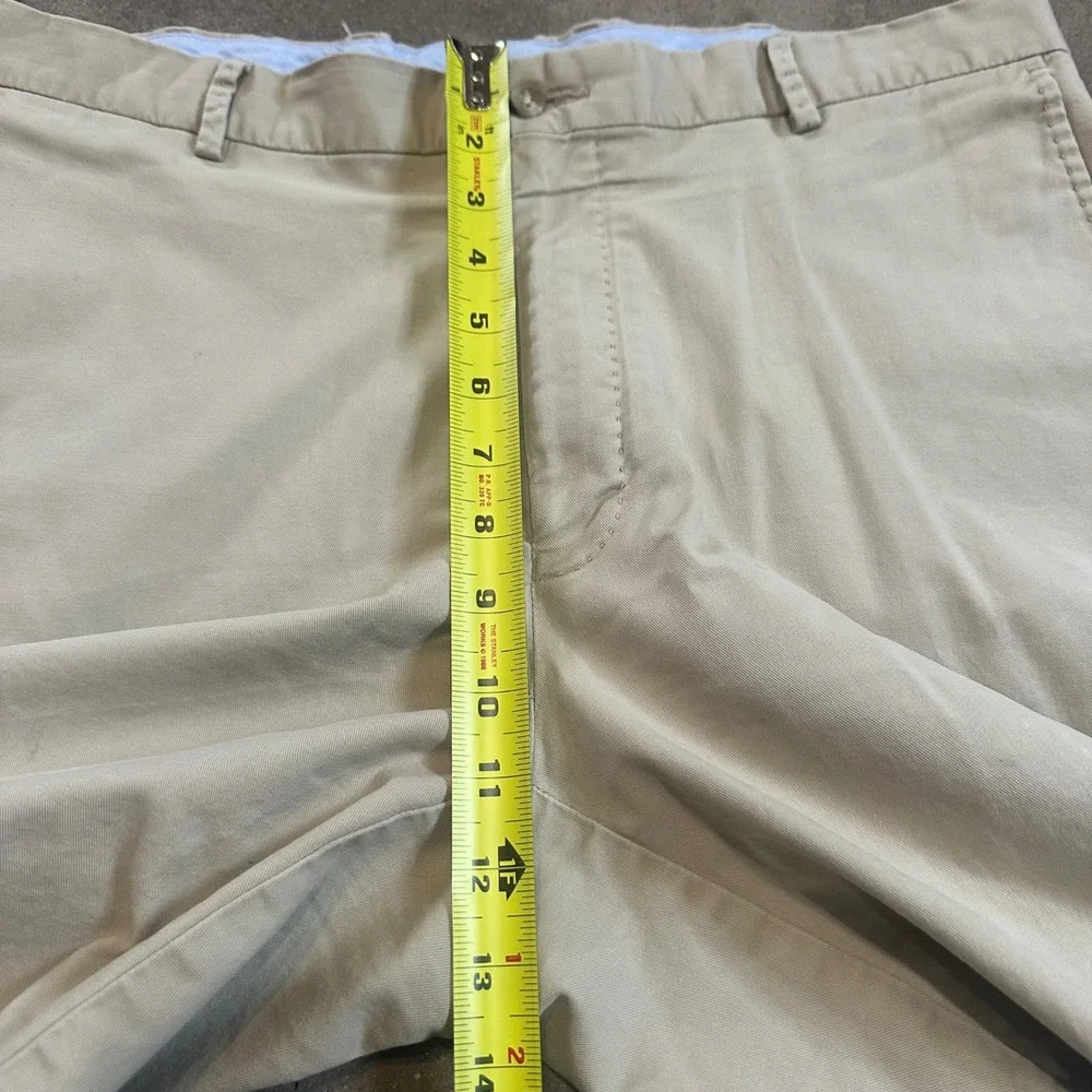 Peter Millar Shorts Men 36 Tan‎ TCU Horned Frogs Embroidered Chino Flat Front